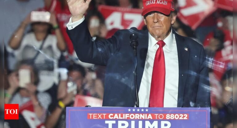 Donald Trump News: ‘Back home to mommy…’: Trump’s message to hecklers at Coachella rally